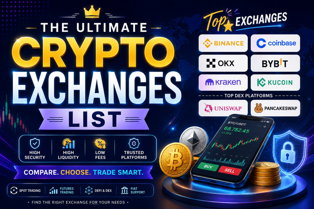 Crypto Exchanges List